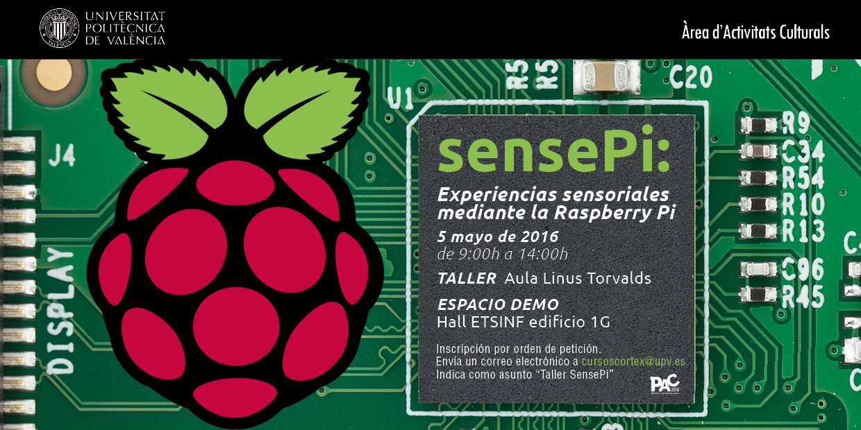 Taller SensePi: experiencias sensoriales mediante la Raspberry Pi